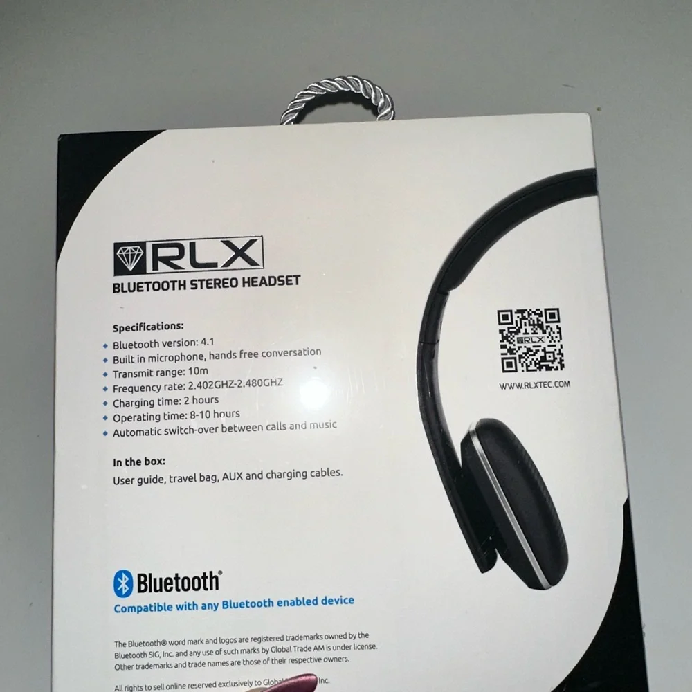 NEW RLX Bluetooth Stereo Headset - Black